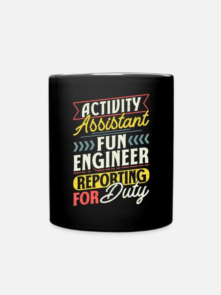 Activity Assistant Professionals - Tasse einfarbig - Schwarz