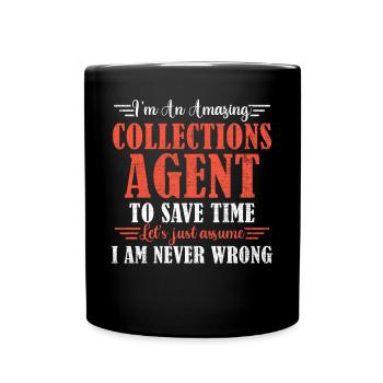 Awesome Collections Agent - Tasse einfarbig - Schwarz - Vorne