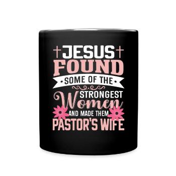 Pasteur Femme Jésus Appréciation de l’Église Chrétienne - Mug uni - noir - Devant