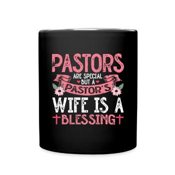 Pasteur Femme Jésus Appréciation de l’Église Chrétienne - Mug uni - noir - Devant