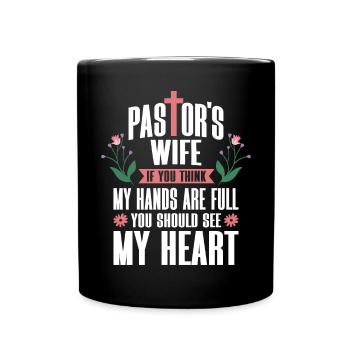 Pasteur Femme Jésus Appréciation de l’Église Chrétienne - Mug uni - noir - Devant