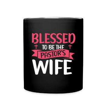 Pasteur Femme Jésus Appréciation de l’Église Chrétienne - Mug uni - noir - Devant