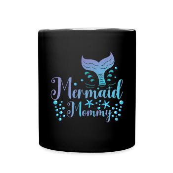 Escouade de fête d’anniversaire pour sirène - Mug uni - noir - Devant