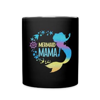 Escouade de fête d’anniversaire pour sirène - Mug uni - noir - Devant