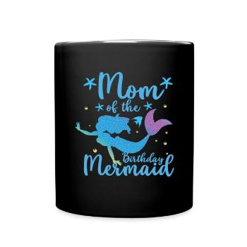 Escouade de fête d’anniversaire pour sirène - Mug uni - noir - Devant