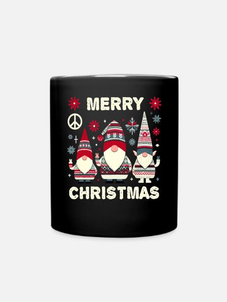 Noël Noël secret Gnomes - Mug uni - noir