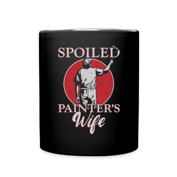 House Painter Decorator Wife - Tasse einfarbig - Schwarz - Vorne
