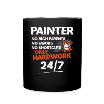 House Painter Decorator Painter No - Tasse einfarbig - Schwarz - Vorne