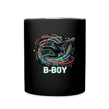 Breakdance Breakdancer Breakdance Kinder - Tasse einfarbig - Schwarz - Vorne