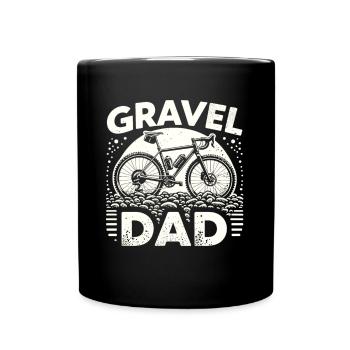 Gravel Dad - Full Colour Mug - black - Front