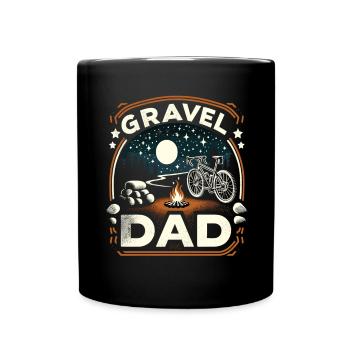 Gravel Dad - Full Colour Mug - black - Front