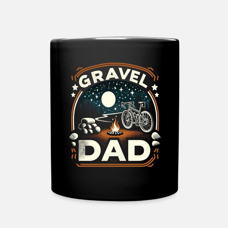 Papa gravel - Mug uni - noir