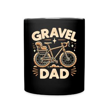 Gravel Dad - Full Colour Mug - black - Front