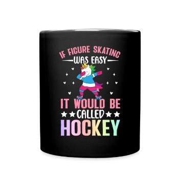 Figure skater Ice Skating - Full Colour Mug - black - Front