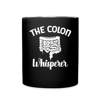 Gastro-entérologie Endoscopie Coloscopie - Mug uni - noir - Devant