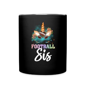 Soccer Girl Soccer Player - Full Colour Mug - black - Front