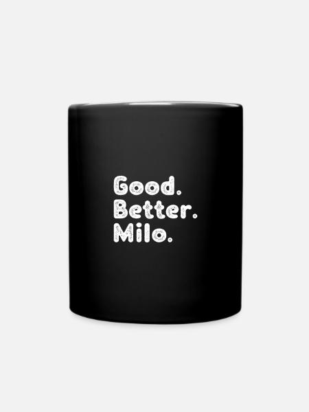 Good better Milo - Tasse einfarbig - Schwarz