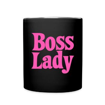 Drôle Manager Lady Cadeau Pour Femmes Filles - Mug uni - noir - Devant