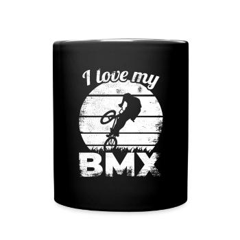 Dicton de pilote de BMX - Mug uni - noir - Devant