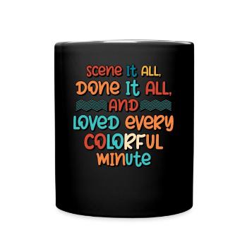 Scenecore Emo Phase Mall Goth Girl - Full Colour Mug - black - Front