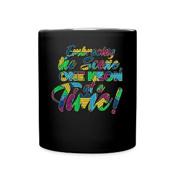 Funny Scenecore Emo Goth Phase - Full Colour Mug - black - Front