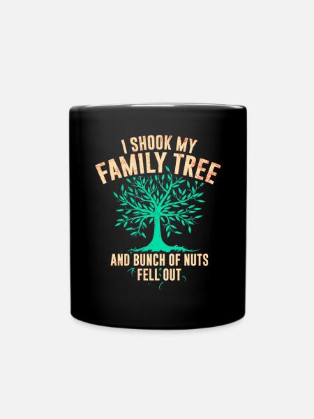 Généalogie Génétique Généalogiste Ancêtres - Mug uni - noir