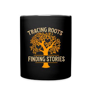 Genealogie Genetik Genealogist Vorfahren - Tasse einfarbig - Schwarz - Vorne