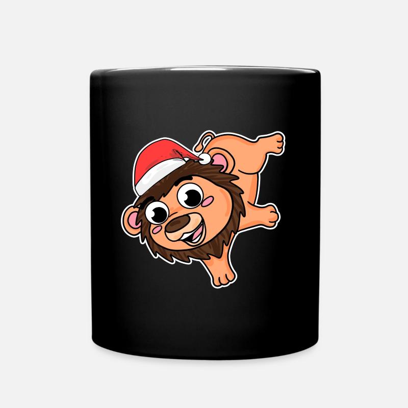 Noël Lion - Mug uni - noir