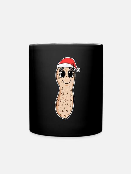 Noël aux cacahuètes - Mug uni - noir