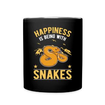 Snake Owner Corn Snake Snake - Full Colour Mug - black - Front