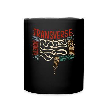 Gastroenterologie Endoskopie Koloskopie - Tasse einfarbig - Schwarz - Vorne