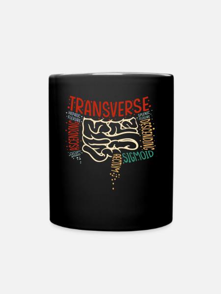 Gastroenterologie Endoskopie Koloskopie - Tasse einfarbig - Schwarz