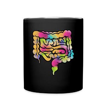 Gastro-entérologie Endoscopie Coloscopie - Mug uni - noir - Devant