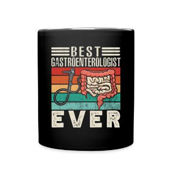 Gastro-entérologie Endoscopie Coloscopie - Mug uni - noir - Devant