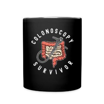 Gastro-entérologie Endoscopie Coloscopie - Mug uni - noir - Devant