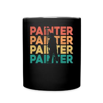 House Painter Decorator Vintage - Tasse einfarbig - Schwarz - Vorne