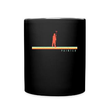 House Painter Decorator Vintage - Tasse einfarbig - Schwarz - Vorne