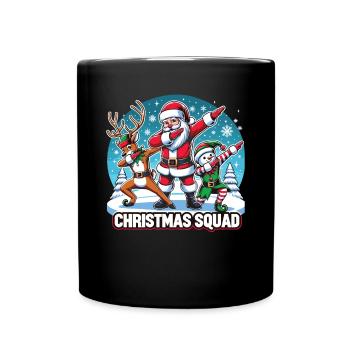 Escouade de Noël - Mug uni - noir - Devant