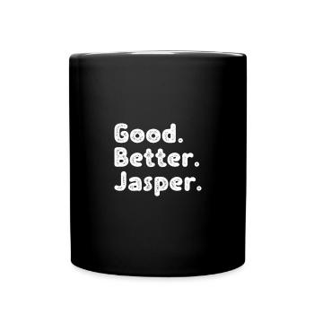 Good better Jasper - Tasse einfarbig - Schwarz - Vorne