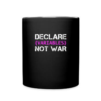 Hacker codeur ordinateur piratage cadeau - Mug uni - noir - Devant