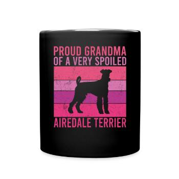 Cadeaux Airedale Terrier - Mug uni - noir - Devant