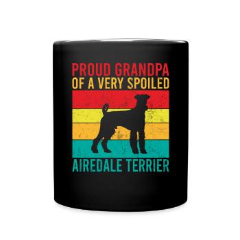 Cadeaux Airedale Terrier - Mug uni - noir - Devant