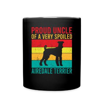 Cadeaux Airedale Terrier - Mug uni - noir - Devant