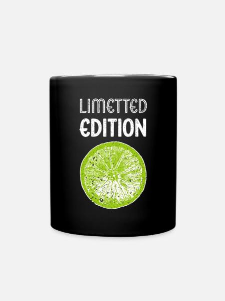 Édition Limetted Citron vert agrumes Fruits tropicaux - Mug uni - noir