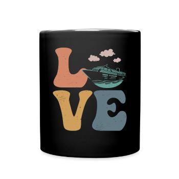Croisière Vacances Bateau de croisière - Mug uni - noir - Devant