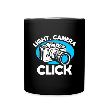 Photography - Photo shoot for photo camera. - Full Colour Mug - black - Front