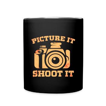 Photography - Photo shoot for photo camera. - Full Colour Mug - black - Front