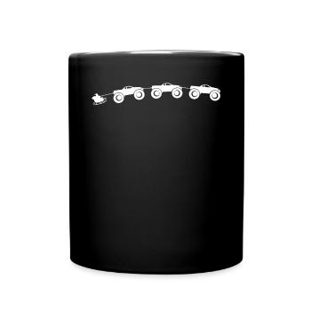 Monster Trucks Sleigh Ride Noël Hit - Mug uni - noir - Devant