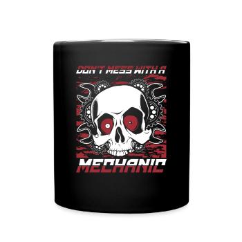 Ne plaisantez pas avec un mécanicien mécatronicien Automobile - Mug uni - noir - Devant