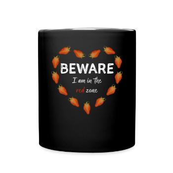 Erdbeerwoche Menstruation Regel Endometriose - Tasse einfarbig - Schwarz - Vorne